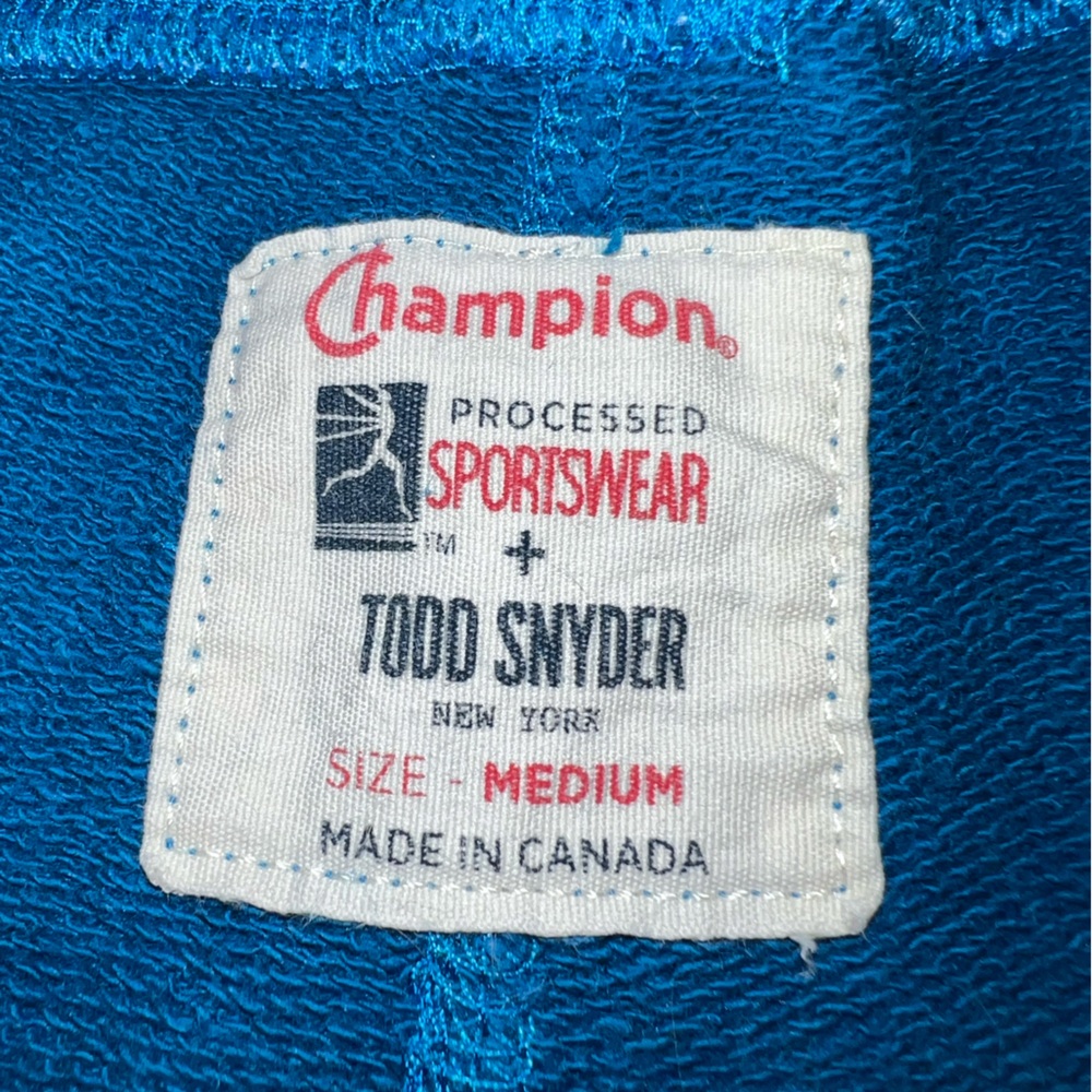 Todd Snyder x Champion Blue Joggers Size M - Picture 3 of 4